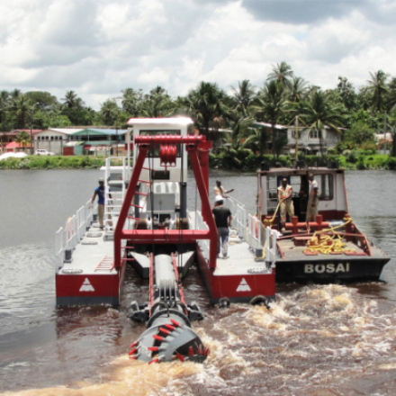 Small River Dredging Sand Cutetr Head Dredger